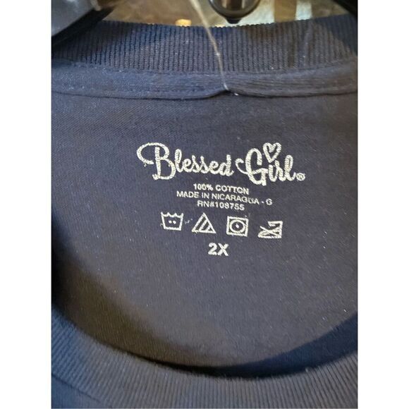 Blessed Girl Plus Size Tee 2X - Picture 4 of 6